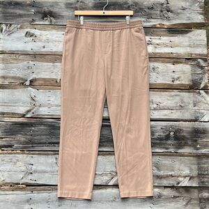 H&M Regular Fit Viscose Blend Tan Drawstring Pants Men’s Large Size 36 X 30”